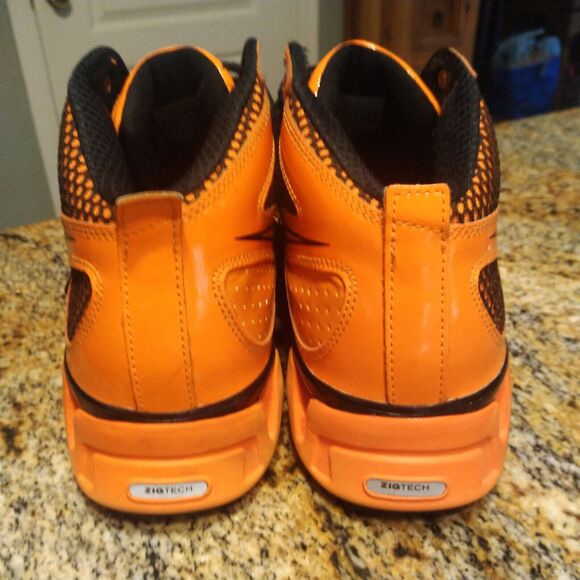 Reebok Zigtech Men's Running Shoes Black Orange Lace Up Sneaker Sz11.5 104280616 - Picture 10 of 12